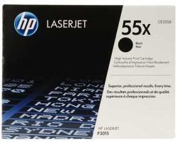 HP CE255X (55X) Black Original Toner Cartridge - Laserjet P3015