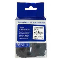 Brother TZe-S261 Black On White Compatible Label Strip 36mm x 8m