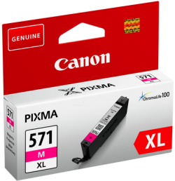 Canon CLI-571XL M (0333C001) High Yield Magenta Original Cartridge - MG5700 / MG6800