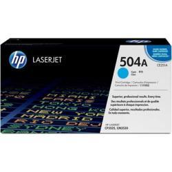 HP CE251A (504A) Cyan Original Toner Cartridge - CP3525 / CM3530 (B)