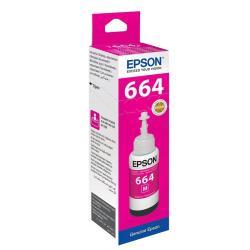 Epson C13T66434A (T6643) Magenta Original Ink Cartridge - ET-1400 (Ex)