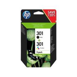 HP N9J72AE (301) Dual Pack Black+Colour Original Cartridge - DeskJet 1000 (Ex)