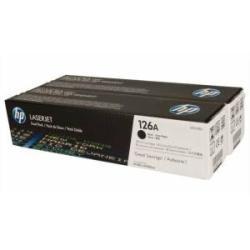 HP CE310AD (126A) Black Original Toner Twin Pack - LaserJet CP1025 (Damaged Box)