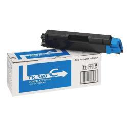 Kyocera TK-580C Cyan Original Toner Cartridge - FS-C5150dn / P6021Cdn