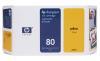 HP C4873A (80) Yellow Original Plotter Cartridge - DesignJet 1050 (Ex)