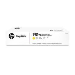 HP L0R19YC (981YC) Yellow Original Cartridge Extra High Yield - PageWide 556dn / MFP586z