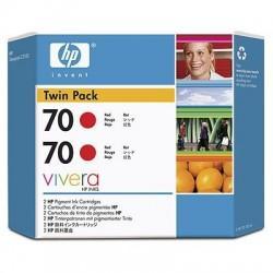 HP CB347A (70) Magenta Original Cartridge 2-pack - Designjet Z2100 (Without Box)