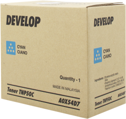 Develop TNP-50C Blue Original Toner Cartridge - Ineo +3100