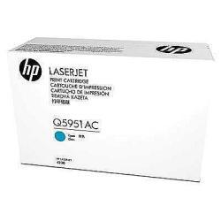 HP Q5951AC Cyan Original Toner Cartridge - Laserjet 4700