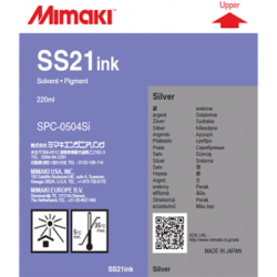 Mimaki SPC-0504Si SS21 Grey (Silver) Original Solvent Ink Cartridge 220 ml
