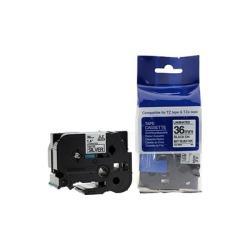 Brother TZe-M961 Black On Silver Compatible Label Strip 36mm x 8m - PT-550
