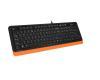 A4 Tech Fstyler FK10 Orange Multimedia Wired Q Keyboard