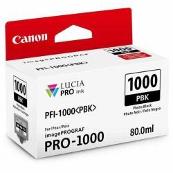 Canon PFI-1000PBK (0546C001) Photo Black Original Cartridge - iPF Pro-1000