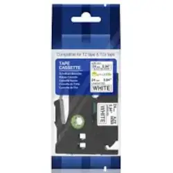 Brother TZE-251 Black On White Compatible Label Strip 24mm x 8m - PT-1300