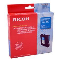 Ricoh GC-21C (405533) Cyan Original Cartridge - GX2500 / GX3050 (T7423)