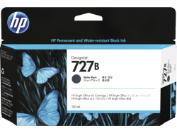 HP 727B (3WX13A) Matte Black Original Cartridge - DesignJet T1500 (Ex)