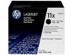 HP Q6511XD (11X) Black Original Toner (Dual Pack) - LaserJet 2410