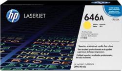 HP CF032A (646A) Yellow Original Toner - LaserJet CM4540
