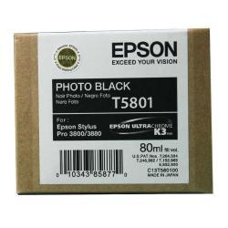 Epson C13T580100 (T5801) Photo Black Original Cartridge - Stylus Pro 3800 (Ex)