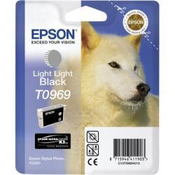 Epson C13T09694020 (T0969) Double Light Black Original Ink Cartridge - Photo R2880 (Ex)