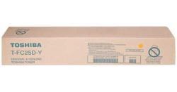 Toshiba T-FC25D-Y Original Yellow Toner - E-Studio 2040C / 2540C