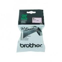 Brother M-721 Black P-Touch On Green Label 9mm - PT-55 / PT-60 / PT-80