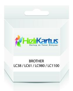 Brother LC38 / LC61 / LC980 / LC1100 Black Compatible Cartridge - DCP-145C / DCP-163C