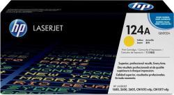 HP Q6002A (124A) Yellow Original Toner Cartridge - Laserjet 1600