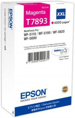Epson C13T789340 (T7893) Magenta Original Ink - WF-5110 / WF-5190
