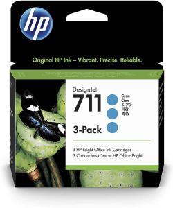 HP CZ134A (711) Cyan Original Cartridge 3-pack - DesignJet T120 (Ex)