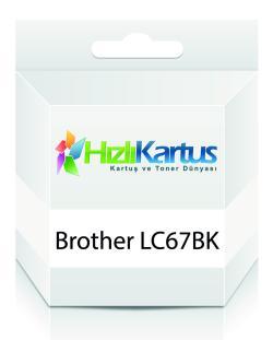 Brother LC67BK / LC1100BK Black Compatible Cartridge - DCP-385C