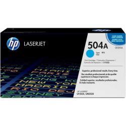 HP CE251A (504A) Cyan Original Toner Cartridge - CP3525 / CM3530 (B)