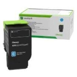 Lexmark 78C5UCE Cyan Ultra High Capacity Original Cartridge - CX622ade