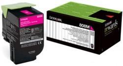 Lexmark 80C8HM0 (808HM) Magenta Original Toner Yield - CX410 / CX510