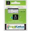 Dymo D1 45810 Black Compatible Label Strip On Transparent 19mm x 7m
