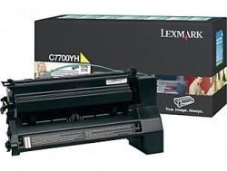 Lexmark C7700YH Yellow Original Toner - C770 / C772 (Without Box)