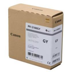 Canon PFI-2100GY (5270C001) Gray Original Cartridge - GP-2000 / GP-4000