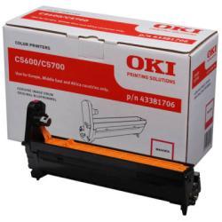 OKI 43381706 Red Original Drum Unit - C5600 / C5700