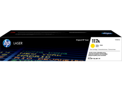 HP W2072A (117A) Yellow Original Toner Cartridge - Laserjet MFP 178nw, 179nw