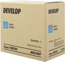 Develop TNP-50C Blue Original Toner Cartridge - Ineo +3100