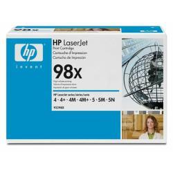 HP 92298X (98X) Black Original Toner Cartridge - LaserJet 4m/5m (B)