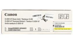 Canon C-EXV47Y (8523B002AA) Yellow Original Drum Unit - IR-C250i / IR-C350i