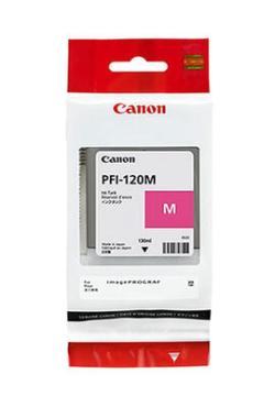 Canon PFI-120M (2887C001) Magenta Original Cartridge - TM-200 / TM-205 (Ex)