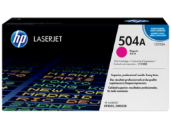 HP CE253A (504A) Magenta Original Toner Cartridge - CP3525 / CM3530