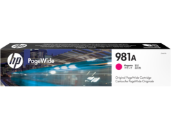 HP J3M69A (981A) Magenta Original Cartridge - PageWide 556dn / MFP586z (Ex)
