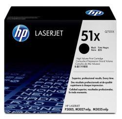 HP Q7551X (51X) Black Original Toner Cartridge - LaserJet 3005