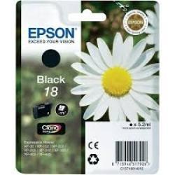 Epson C13T18014020 (18) Black Original Cartridge - XP-202 (Without Box)