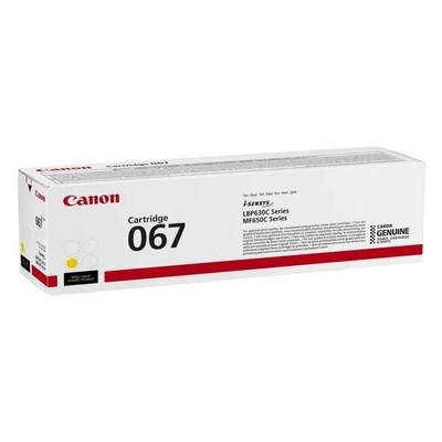 Canon CRG-067Y (5099C002) Yellow Original Toner - LBP-631Cw / MF-651Cw (Without Box)