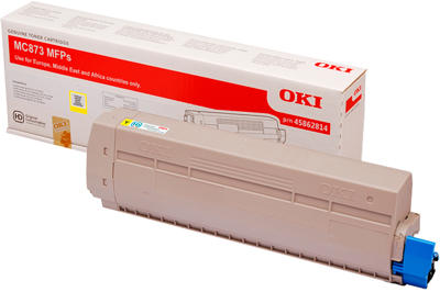OKI 45862845 Yellow Original Toner - MC873