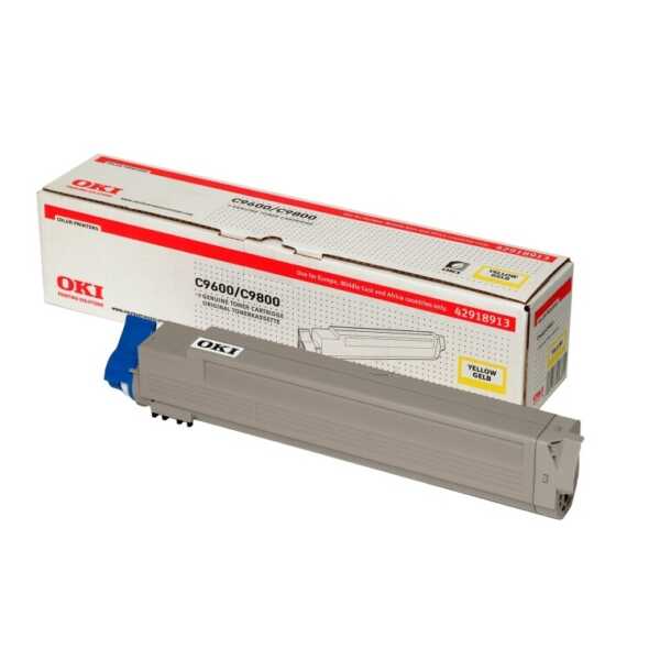 OKI 42918913 Yellow Original Toner - C9600 / C9800